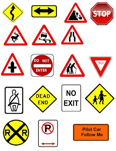 clip art traffic signs|printable road signs clip art.